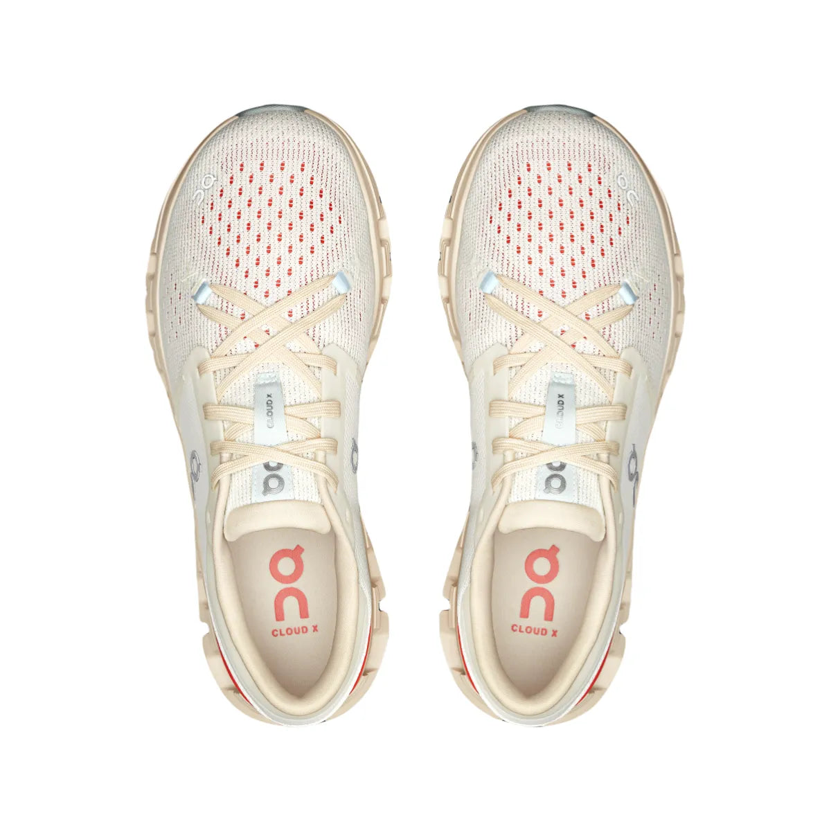 Cloud X 4 Sneaker Men's Ivory|Salmon