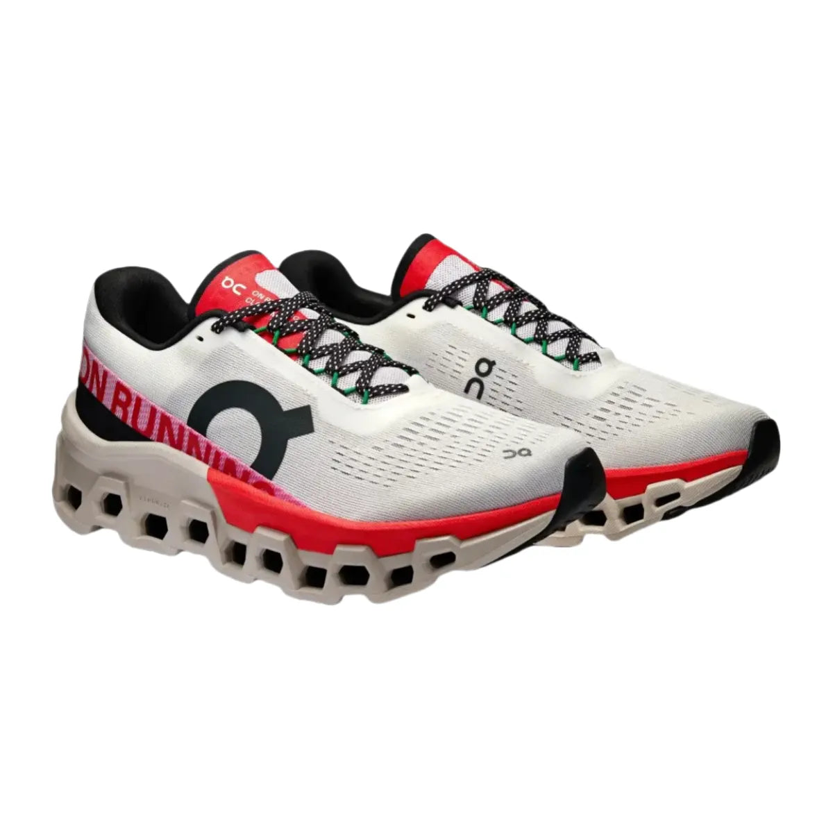 Cloudmonster 2 Sneaker Herren Elfenbein/Rot