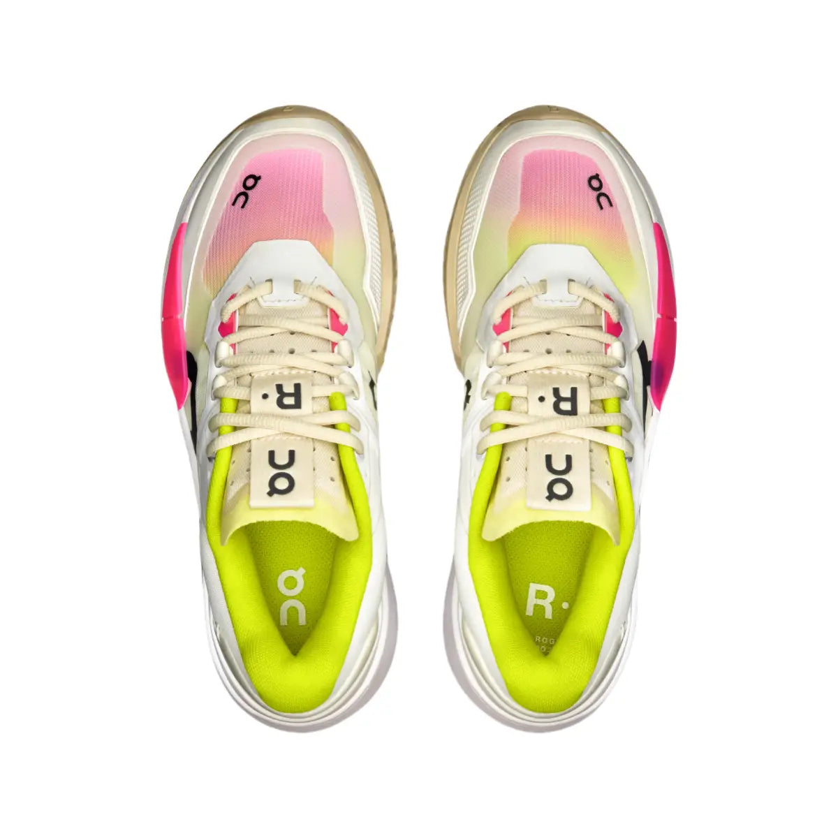 THE ROGER Pro Tennis 2 Sneaker Herren Weiß|Limette
