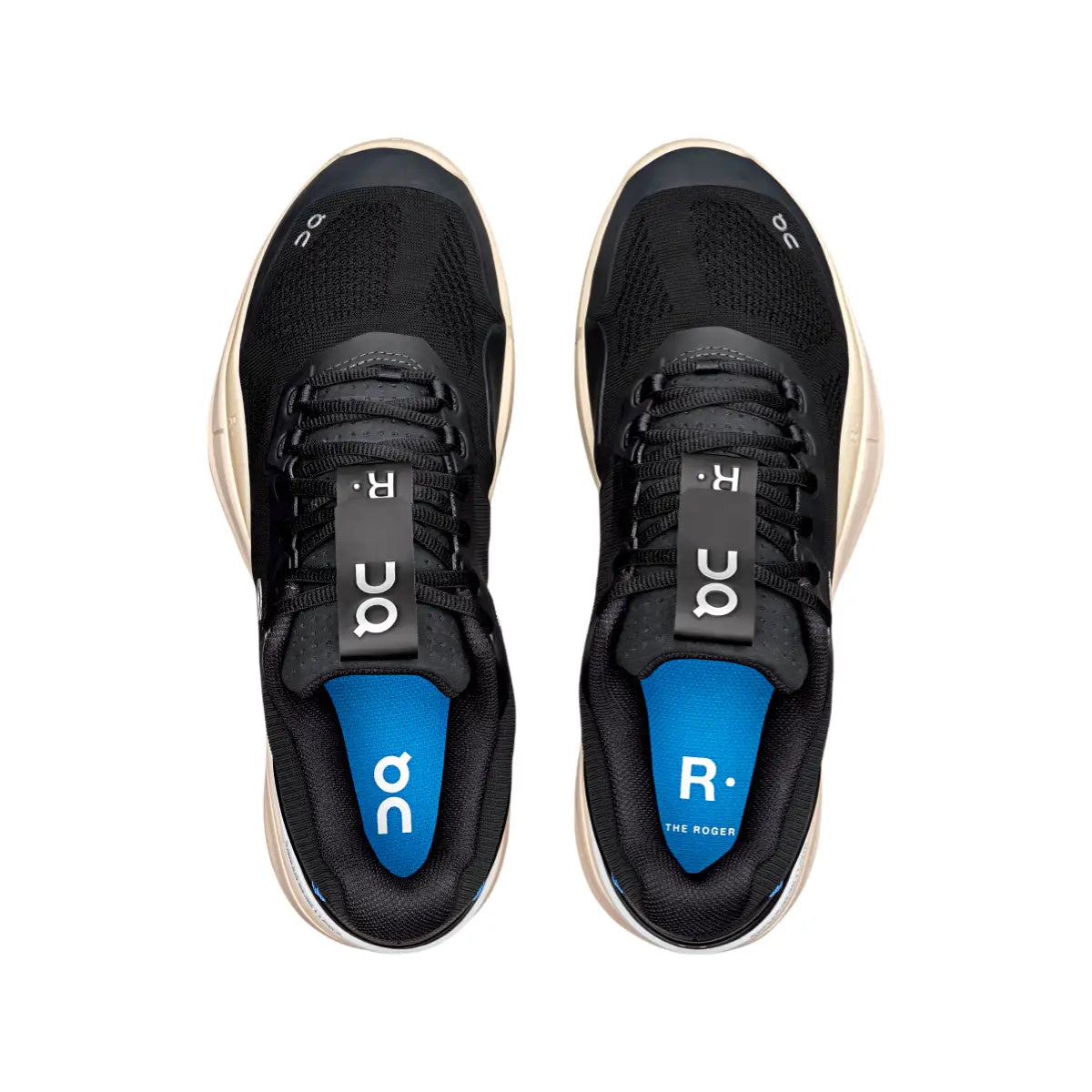THE ROGER Pro Tennis Sneaker Damen Schwarz|Sand