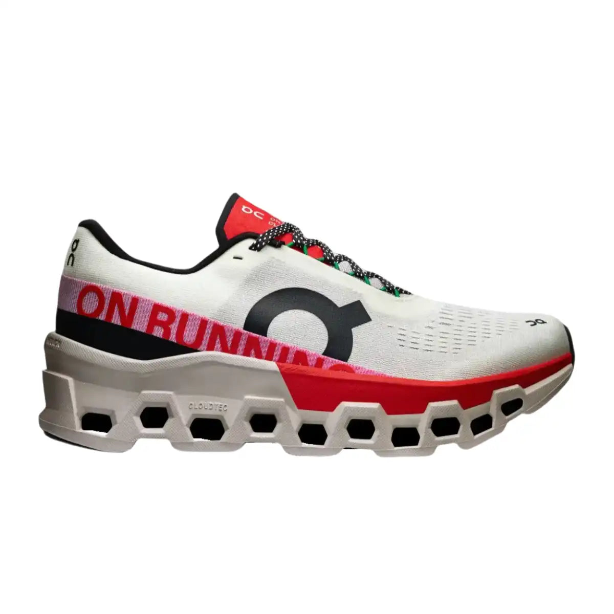 Cloudmonster 2 Sneaker Herren Elfenbein/Rot